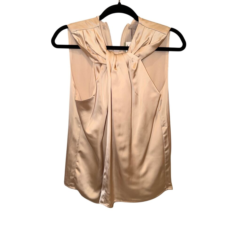 H&M Champagne Silk Top NWT